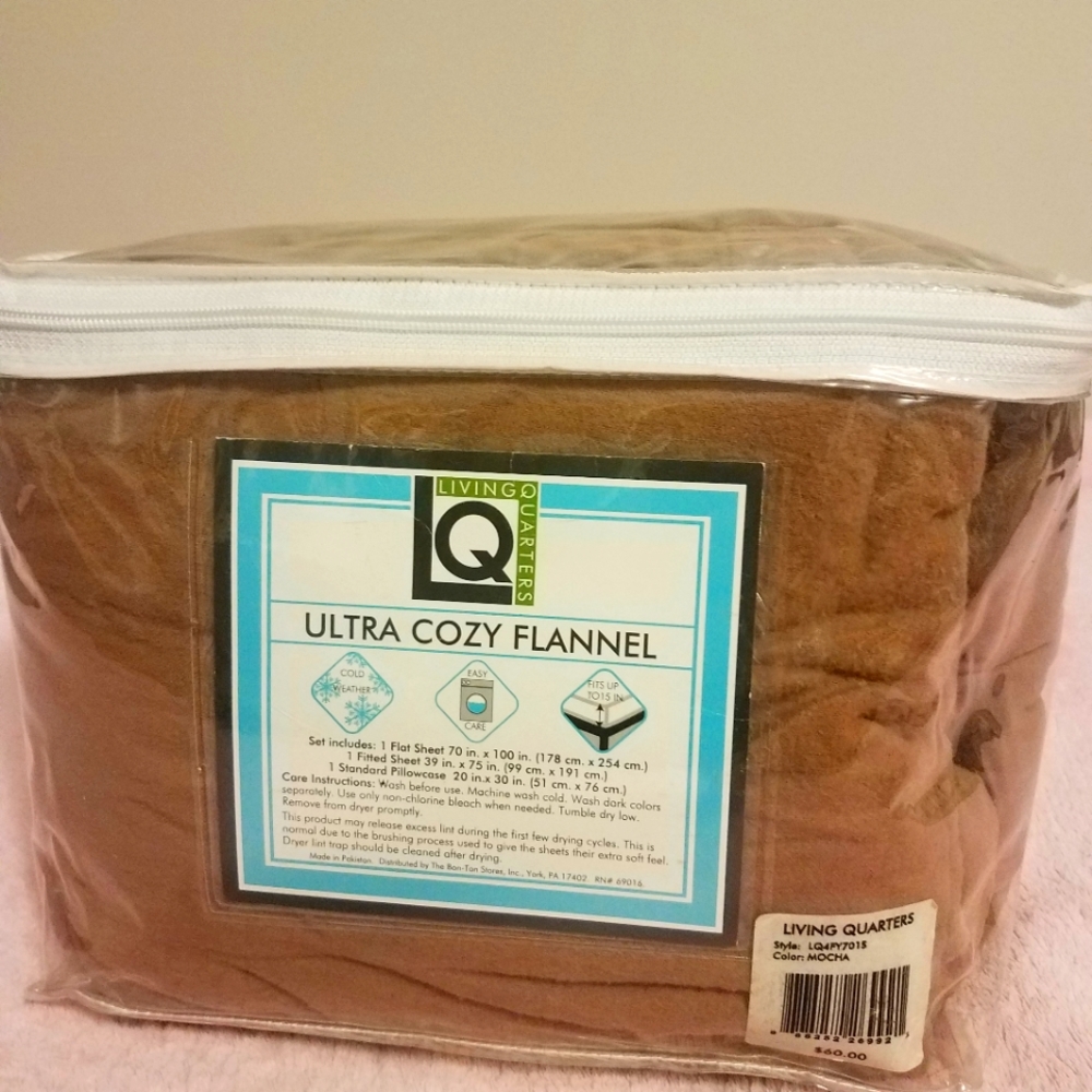 LQ Ultra Cozy Flannel Sheet Twin Set